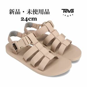 Teva テバ ORIGINAL DORADO ドラード ベージュ サンダル レジャー アウトドア レディース 24cm