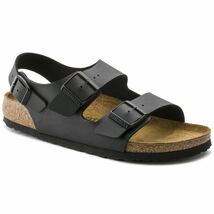 BIRKENSTOCK ビルケンシュトック MILANO ミラノ ブラック レディース サンダル 37_画像2