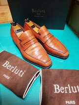 【美品・希少】ベルルッティ Berluti　アンディ Andy　ブラウン　5.5_画像1