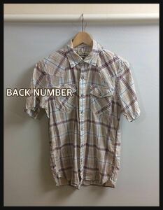 値下げ！■BACK NUMBER■バックナンバー ウエスタン Western半袖シャツ: M☆TA-407