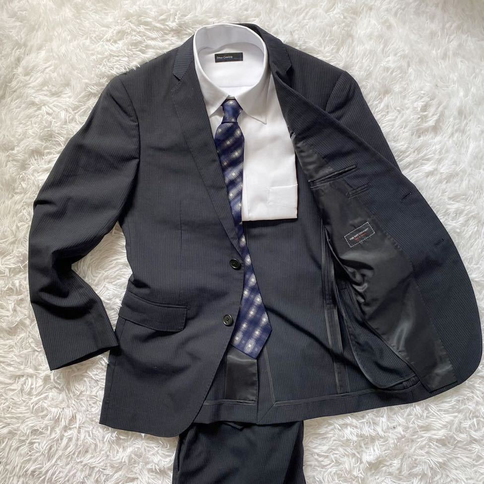 THE SUIT COMPANY × REDA スーツ セットアップ ブラック 無地 スーツ 