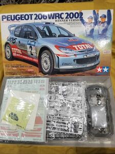 TAMIYA 田宮 PEUGEOT 206 WRC 2002 WINNER プジョー ウィナー プラモデル 廃盤 車 絶版 2003 年物 500