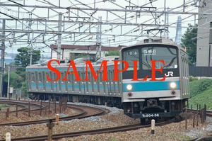 KG版（はがきサイズ）１枚　D-２B【鉄道写真】 ２０５系 東海道線 京都線