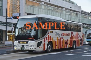 D-21【バス写真】L版３枚　小田急バス　セレガ　ニューブリーズ号（１）