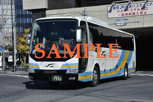 D-4[ bus photograph ]L version 4 sheets JR Shikoku bus aero Ace Selega Osaka line 