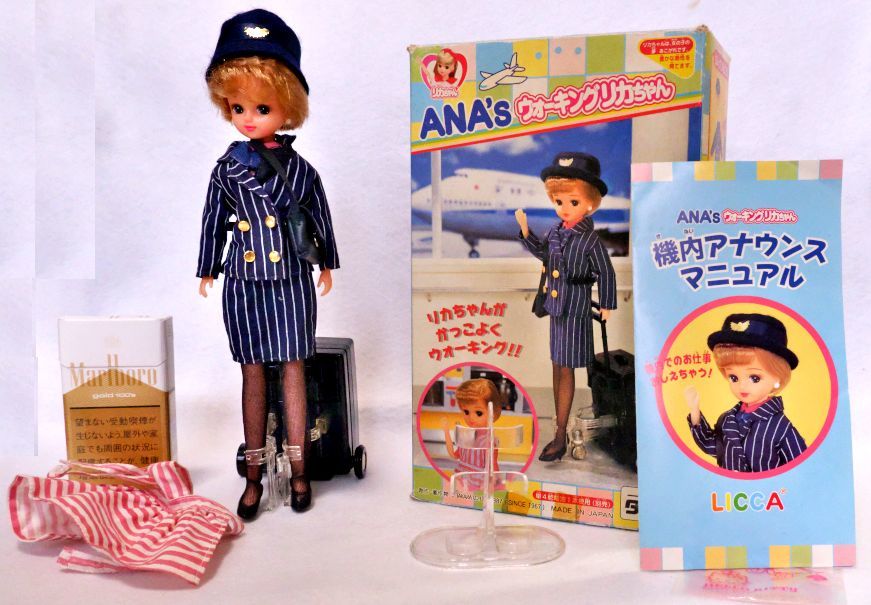 レア】外箱印刷ミス商品 ANA70周年記念オリジナルリカちゃん | www