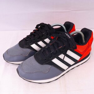 ZX750 ORIGINAL 26.5cm/adidas ZX750 アディダス スニーカー 黒 ブラック グレー オレンジ 中古 古着 メンズ ad4189