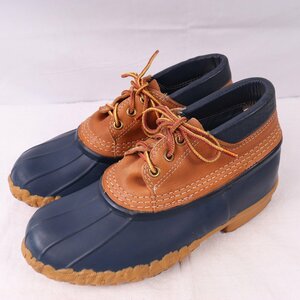 90's rank bean boots 7 LM /23.5cm-24.0cm rank America made 3 hole LL bean USA made L.L.Beanwi men's lady's chewing gum shoe used bb854