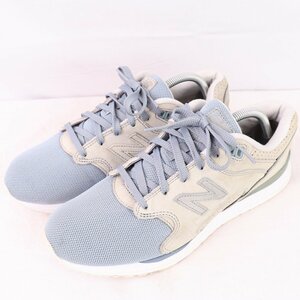 1550 ニューバランス 27.0ｃm/new balance ML1550CG スモーキーブルー グレージュ モスグリーン 白 中古 古着 スニーカー メンズ スニーカ