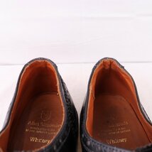 アレンエドモンズ 10 1/2 D ALLEN EDMONDS WHITNEY ウイングチップ 内羽根 黒 USA製 アメリカ靴 メンズ 中古 古着 ds3662_画像8
