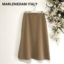 MARLENE DAM ITALY スカート　シンプル　サイズ38 ブラウン系_画像1