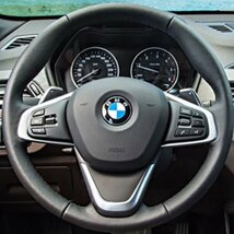 BMW X1 ステアリング F48 2015/10- 本革巻替キット エクスチェンジキット Tricolore/トリコローレ (1W-27 BS_画像2