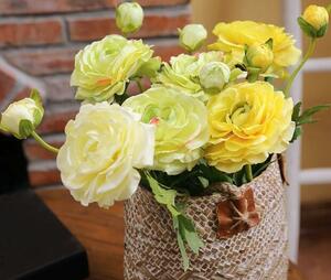 4 pcs set * artificial flower *4 color is possible to choose * hand made * art flower * height approximately 30cm*