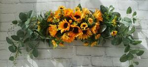  hand made * sunflower. artificial flower * wall decoration * entranceway lease * ornament * approximately 73cm* art flower *