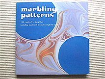 マーブリングパターンズ★marbling patterns★100パターンフリーjpeg CD-ROM付き★初版・帯付き★良品_画像1