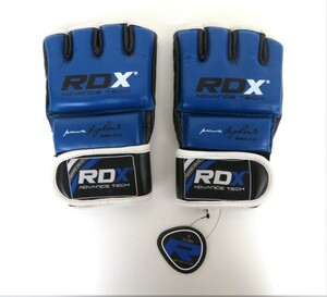 RDX グラップリンググローブ Lサイズ 青 ブルー 総合格闘技 スパーリング トレーニング ワケ有り品　新古品 アウトレット