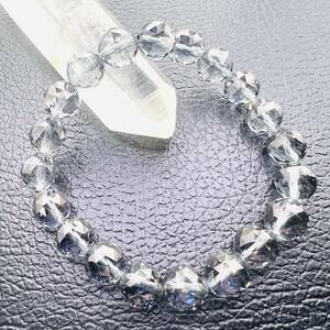 No.375 natural stone many surface cut o-la quartz 10mm bracele Power Stone 