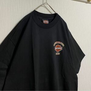 美品　Harley-Davidson 00s メキシコ製　デカロゴ　tシャツ　 古着