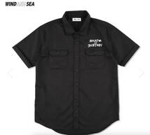 【国内正規M】THRASHER X WDS WORK SHIRTS / BLACK　ウィンダンシー_画像1