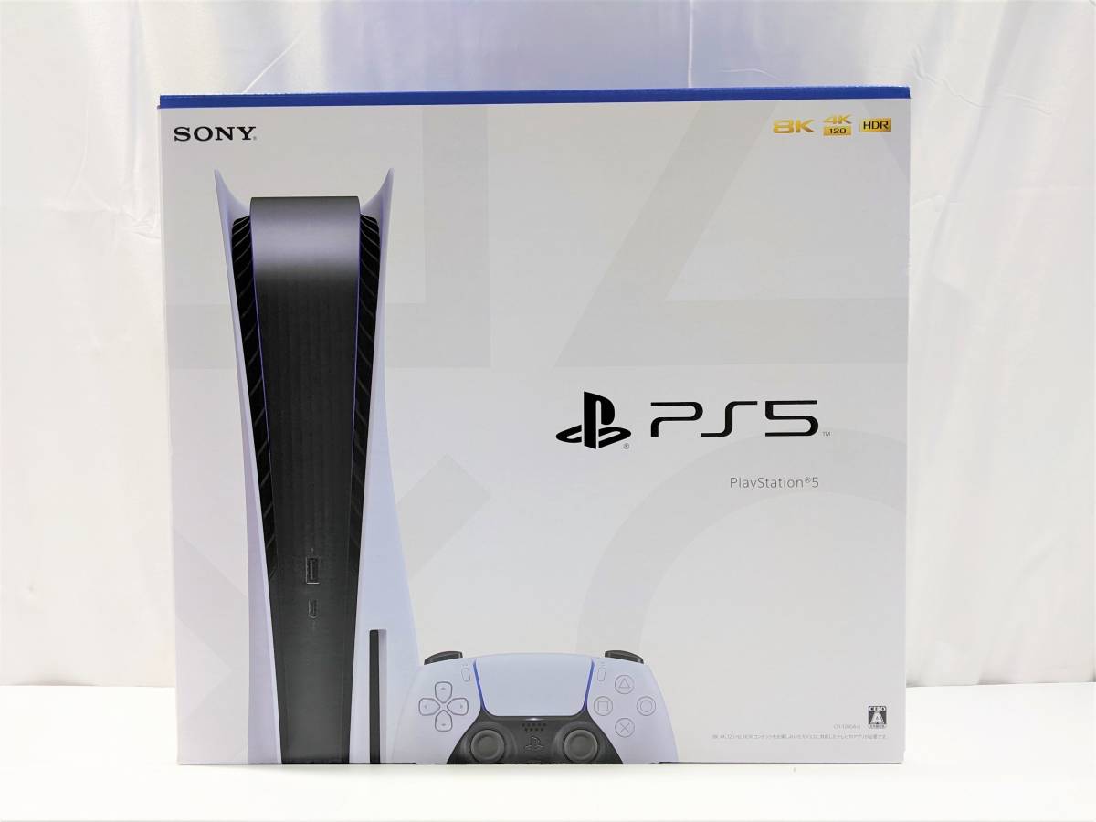 □【未使用品/120】PS5 本体 CFI-1200A01 ディスクドライブ搭載モデル