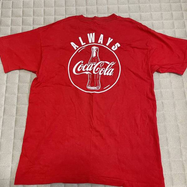 コカコーラ　Coca-Cola USA製　tシャツ XL フルーツオブザルーム