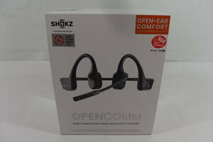 ◆Shokz OpenComm 骨伝導ヘッドセット Bluetooth ワイヤレス