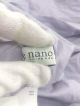 ◇ nano universe ナノ ユニバース ボリュームスリーブ 長袖 シャツ ブラウス サイズ 縦L 横2XL パープル レディース P 1211220000636_画像3