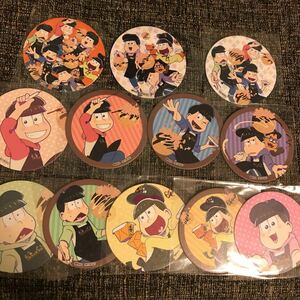 Osomatsu -san Bakudan Limited Coaster 12 видов 12 видов ☆ Секрет всех собранных брата Мацу Мацу Мацу Мацу Мацу Мацухоро Чоромацу Ичизомацу ToDomatsu