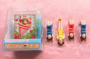 新品☆コップのフチ子、ご当地フチ子シリーズ顔ハメのフチ子(原宿キディランド)5点セット☆