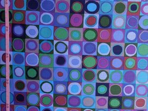 ★Kaffe Fassett(ケイフ・ファセット)♪Tiddlywinks：ティドリーウィンクス１６６８♪110×30★【NE1717-B】