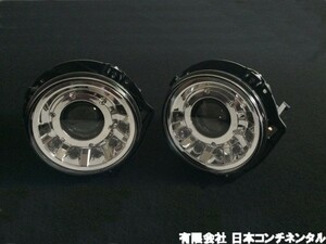 国内在庫/ベンツ/W463/Gクラス/LED/内蔵/クローム/ヘッドライト/ハロゲン/前期車用/G320/G500/G55/AMG/ゲレンデ/ヴァーゲン