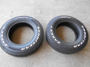 E420 195/80R15 107/105L LT 195/80-15 中古2本 ホワイトレター NASCAR