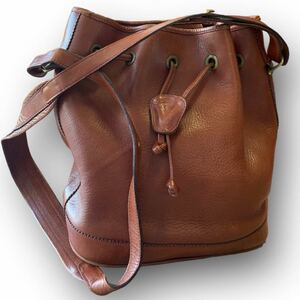 220719JJJ1● OLD Leather Bag アイルランド製 オールドレザーバック ショルダーバッグ レザー ビンテージ vintage バッグ 本革 巾着