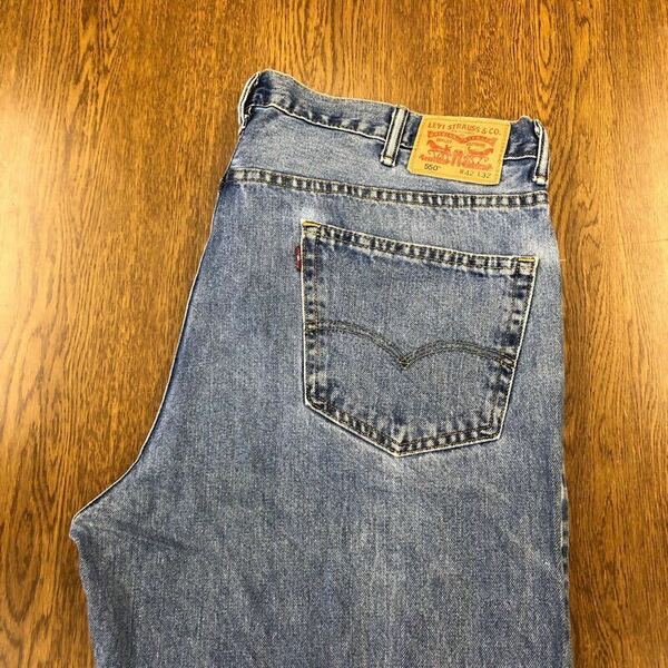 【EE124】Levi's 550 W42 L32 大きいサイズ ビッグサイズ ジーンズ ジーパン デニムパンツ メンズブランド古着 リーバイス550 送料無料