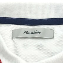 【美品】RUSSELUNO ラッセルノ RSW-1910310 半袖ポロシャツ ルチャ ホワイト系 0 [240001920821] ゴルフウェア レディース_画像6