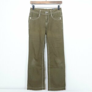 [ beautiful goods ]sasson* spring summer thing small size SS stitch design strut pants khaki color series long b7668