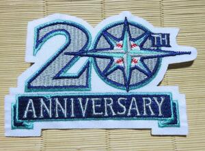 ２０TH◆新品MLBシアトル・マリナーズ Seattle Mariners ２０周年記念　野球　ベースボール 刺繍ワッペン■激渋◎アメリカ◆メジャーリーグ