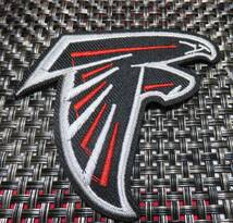 黒赤AF隼◆新品NFLアトランタ・ファルコンズ Atlanta Falcons 刺繍ワッペン■激渋◆アメリカ◎アメフト　アメリカンフットボール◆衣服DIY_画像1