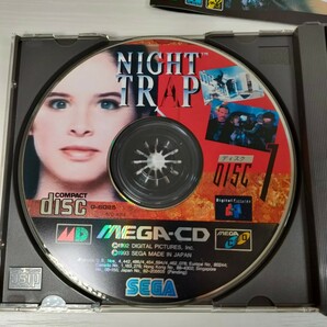 メガCD【ナイト トラップ】ケース 取扱説明書 ディスク付き『 SEGA セガ MEGA-CD メガドライブ』 NIGHT TRAP ナイトトラップの画像9