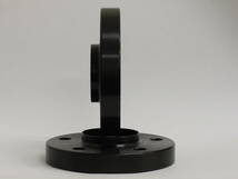 新品 アルミ スペーサー2枚セット ブラック 黒 22mm 5穴 PCD 112 ハブ径66.6mm ワイドトレッドスペーサー (S1828-3)_画像5