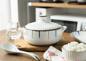 送料無料★贅沢 新品 皿 セット 家庭用 陶磁器 食器 魚皿 アイデア 茶碗 ギャザリング　２個セット