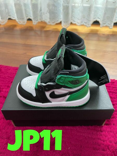 Nike TD Air Jordan 1 Retro High OG "Celtics"サイズ11 エアジョーダン1 