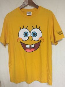 新品 即決 スポンジボブ 半袖 tシャツ LL イエロー/SpongeBob 男女兼用