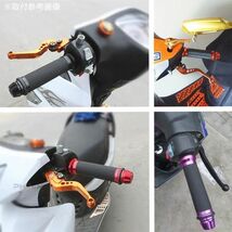 GSX125R GSX250R GSX-R250R GSX-R400R GSX-R750R GSX-R1100R GSX1300R 隼 汎用 グリップ アルミ ラバー ハンドル バーエンド 銀_画像5