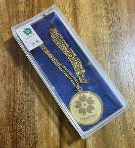 昭和レトロ品　1970 大阪万博　EXPO 70 ヴィンテージ メダルのペンダント　送料無料