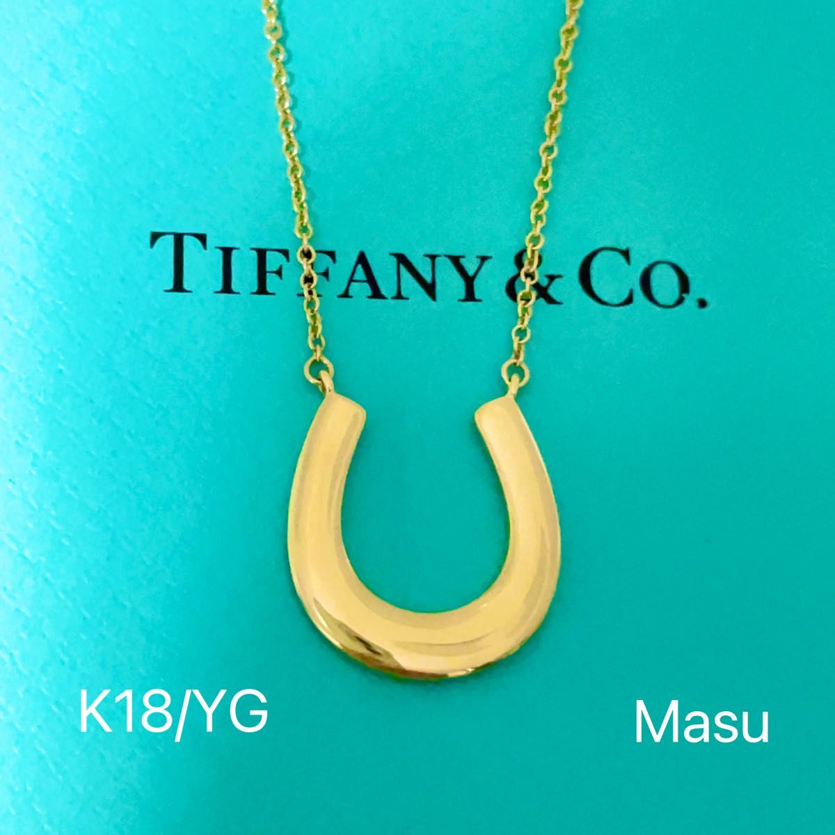 美品 Tiffany＆Co ティファニー K18YG 750 シェルモチーフ ネックレス 