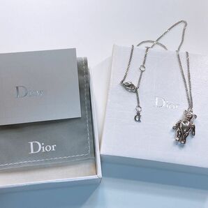 Dior テディベアモチーフ ネックレス
