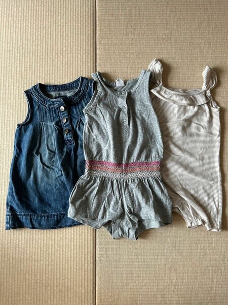 babyGap 3枚セット　ロンパース　ワンピース