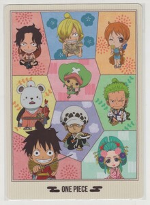 ♪下敷き　ONE PIECE　ワンピース　ワノ国編　SDキャラ