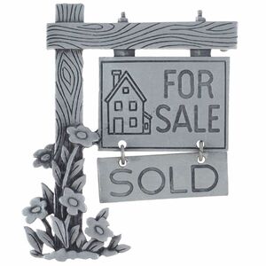 A8804 ◆ [JJ] ◆ Мотиф вывески недвижимости * для продажи, продана вывеска дома